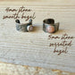 Sterling Silver Pink Opal Ear Cuff • Paisley Embossed • Faux Conch • No Piercing Needed