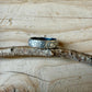 Sterling Silver Daisy Band Ring | Wide Band Elegance