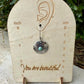 Number 8 Turquoise Concho Earrings | Sterling Silver Western Dangles