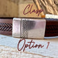 10mm Braided Leather Bracelet • Herringbone Design • Southwest Magnetic Closure