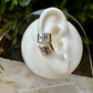 Sterling Silver Medieval Cross Ear Cuff • Faux Conch • No Piercing Needed