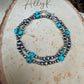 Kingman Turquoise Double Wrap Bracelet – Sterling Silver Desert Pearls | Southwest Minimal Jewelry