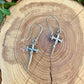 Sterling Silver Celtic Cross Dangle Earrings • Old World Faith Jewelry