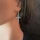 Sterling Silver Celtic Cross Dangle Earrings • Old World Faith Jewelry