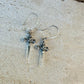 Sterling Silver Celtic Cross Dangle Earrings • Old World Faith Jewelry