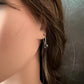 Black Onyx Dangle Earrings • Sterling or Argentium • Seamless Drop