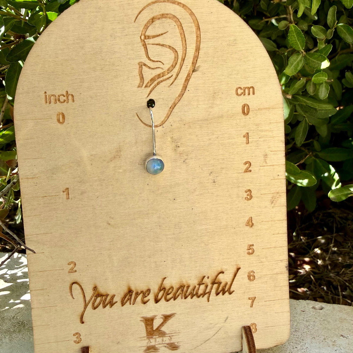 Rainbow Moonstone Dangle Earrings • Sterling Silver or Argentium • Seamless Ear Wires
