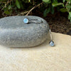 Rainbow Moonstone Dangle Earrings • Sterling Silver or Argentium • Seamless Ear Wires