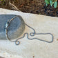 Sterling Silver Ball Chain Necklace • Oxidized 2mm Chain • Southwest Charm Jewelry