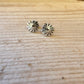 Sterling Silver Sunburst Labret | Flat Back Stud | Cartilage Helix Tragus Earring | Single or Pair