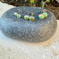 Genuine Kingman Turquoise Labret Stud • Dark Green Teal Turquoise • 20G 18G 16G Threaded Post