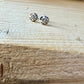Sterling Silver Medieval Iron Cross Flat Back Stud | Labret Earring for Lobe & Cartilage