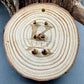 Tigers Eye Labret Stud • Genuine Moonstone Earring • 20G 18G 16G Threaded Post • Screw-On Back