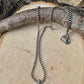 Sterling Silver Ball Chain Necklace • Oxidized 2mm Chain • Southwest Charm Jewelry