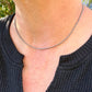 Sterling Silver Ball Chain Necklace • Oxidized 2mm Chain • Southwest Charm Jewelry