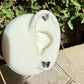 Sterling Silver Butterfly Flat Back Stud | Cartilage Helix Lobe Earring | Single or Pair