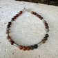Picasso Jasper Bracelet • Red Creek Jasper • Sterling Silver Bracelet • 4mm Gemstone Jewelry