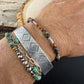 Picasso Jasper Bracelet • Red Creek Jasper • Sterling Silver Bracelet • 4mm Gemstone Jewelry