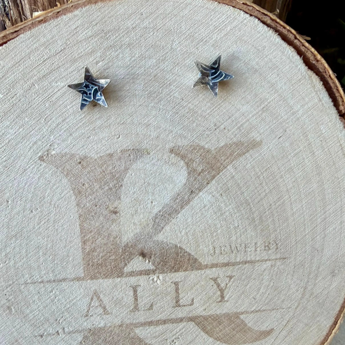 Sterling Silver Star Flat Back Stud | Lobe & Cartilage Helix Earring | Single or Pair