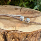 Southwestern Labret Stud | Sterling Silver Flat Back Earring | Single or Pair