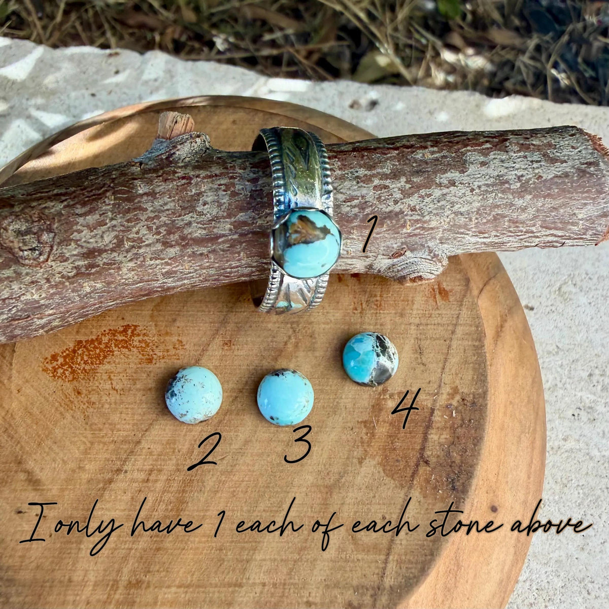 Blue Moon Turquoise Ring • Wide Sterling Silver Southwest Ring • Rare Turquoise • Western Artisan Jewelry