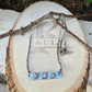 Pink Opal Bar Necklace • Sterling Silver Pendant • Paisley Southwestern Jewelry