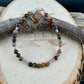 Picasso Jasper Bracelet • Red Creek Jasper • Sterling Silver Bracelet • 4mm Gemstone Jewelry