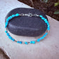 Genuine Turquoise Bracelet • Arizona Turquoise Bracelet • AAA Ithaca Peak Nugget Bracelet