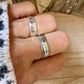 Southwest Sterling Silver Band Ring • Wide Embossed Western Ring • Unisex